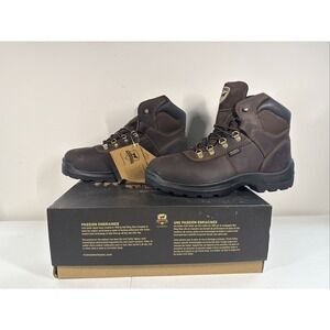 Irish Setter Boots Mens 9 D Ely 83618 Steel Toe Work Boot Brown Red Wing NIB 6"